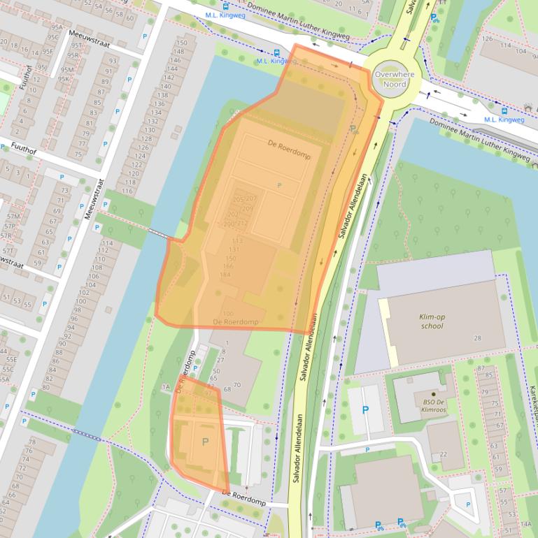 Kaart van postcodegebied 1444XZ.