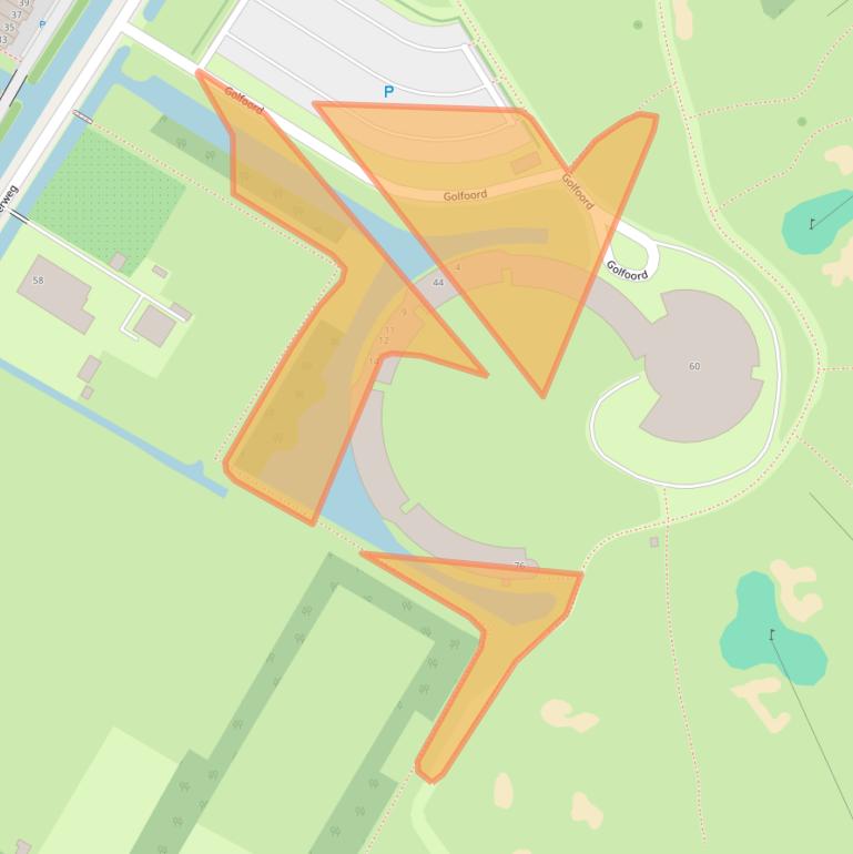 Kaart van postcodegebied 1445AE.