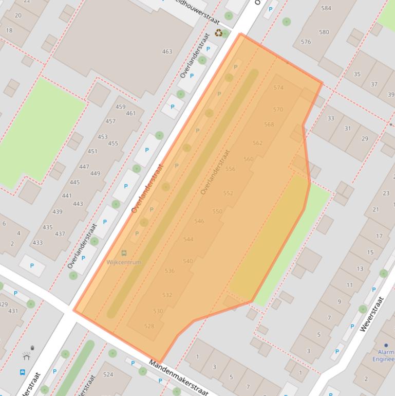 Kaart van postcodegebied 1445CV.