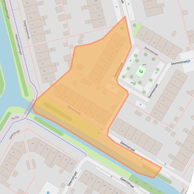 Kaart van postcodegebied 1445GN.