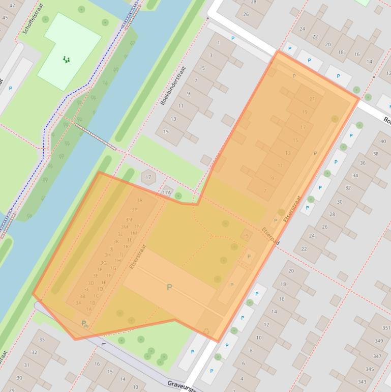 Kaart van postcodegebied 1445JP.