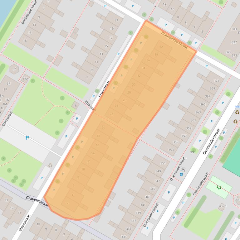 Kaart van postcodegebied 1445JR.