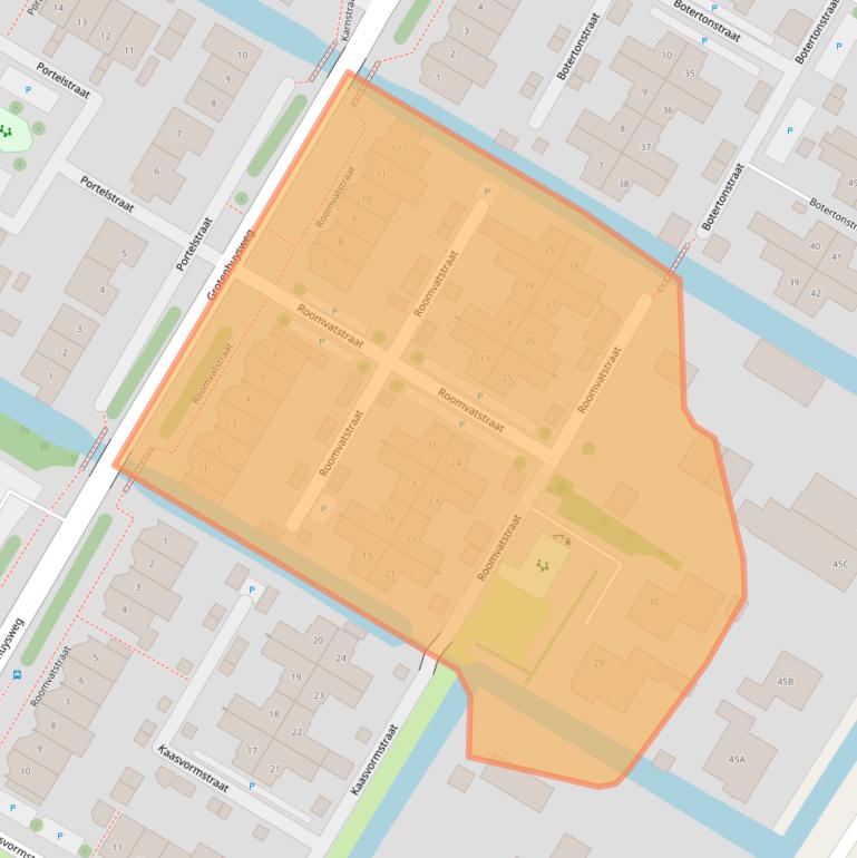 Kaart van postcodegebied 1445LE.