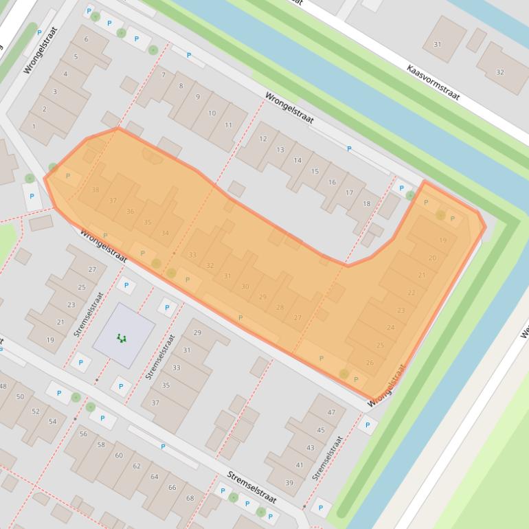 Kaart van postcodegebied 1445MG.