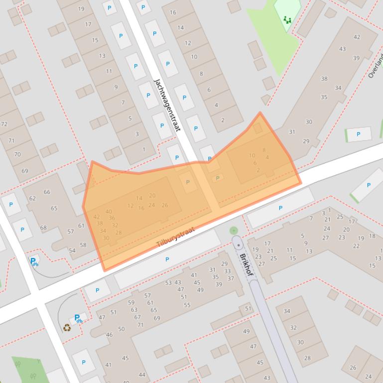 Kaart van postcodegebied 1445NC.