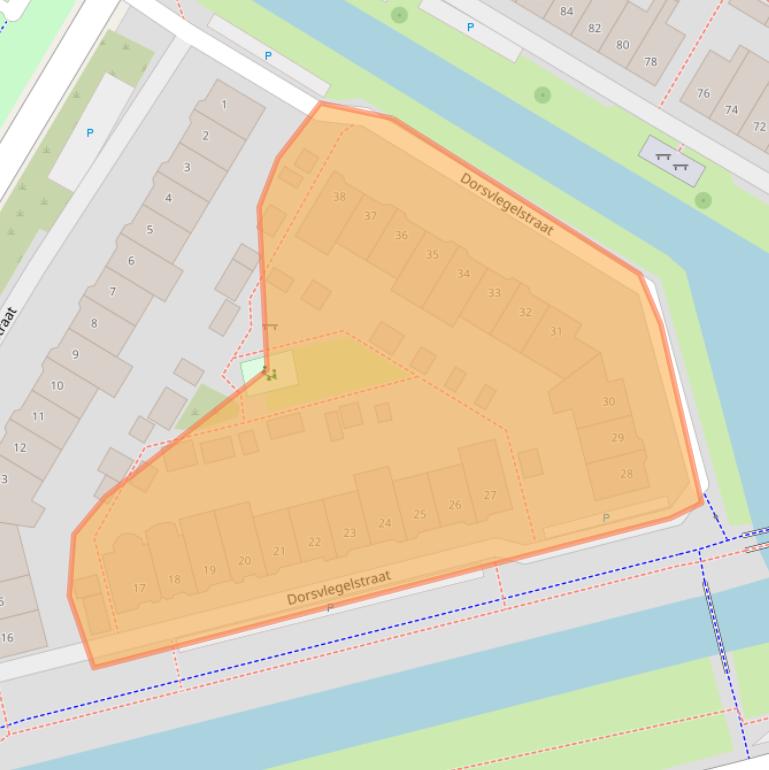 Kaart van postcodegebied 1445PB.