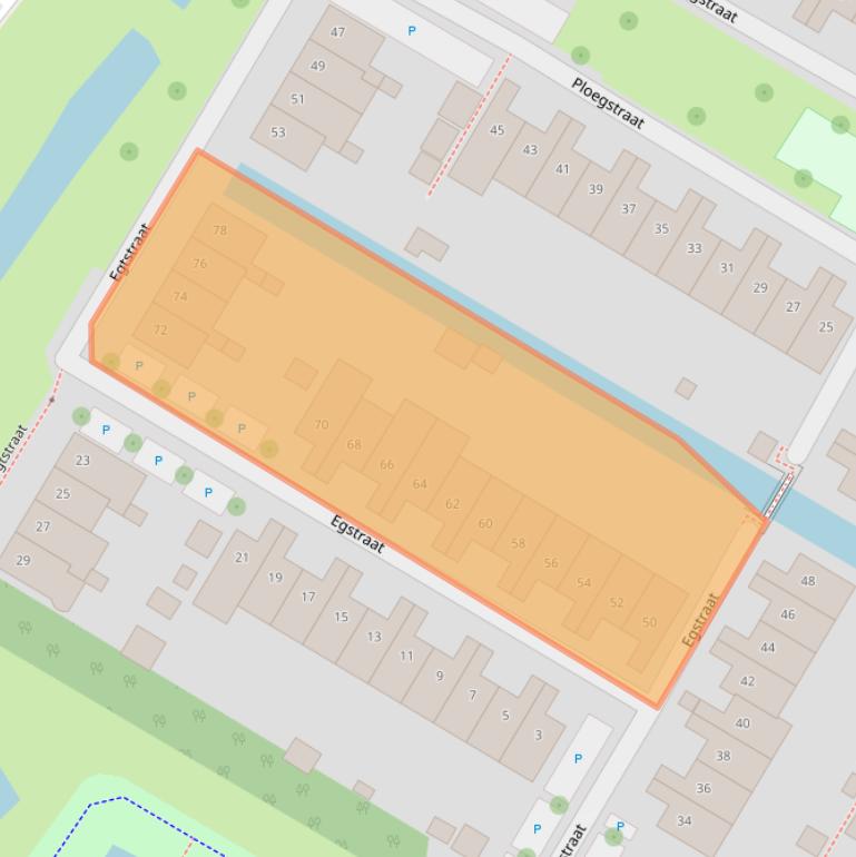 Kaart van postcodegebied 1445RS.