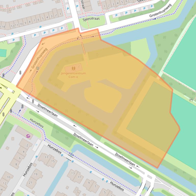 Kaart van postcodegebied 1445TE.