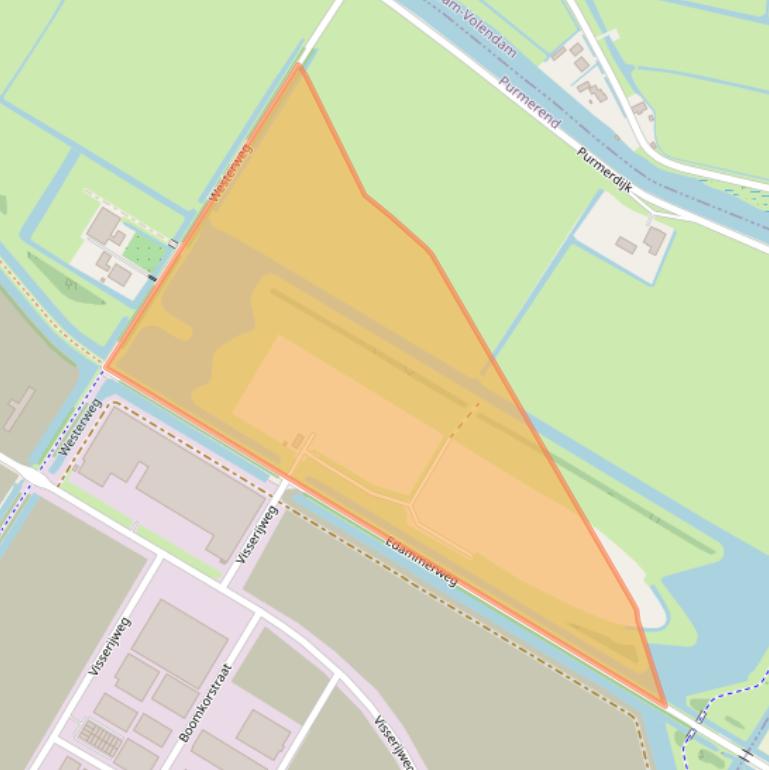 Kaart van postcodegebied 1446AH.