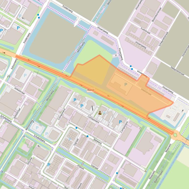 Kaart van postcodegebied 1446AP.