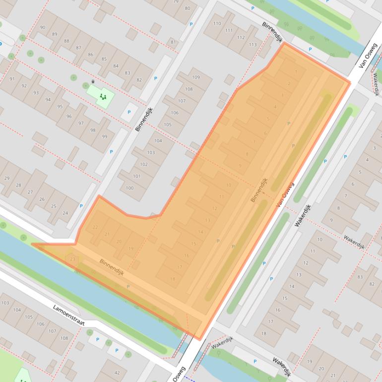 Kaart van postcodegebied 1446BA.