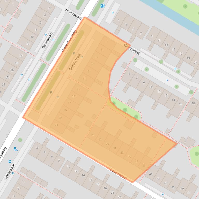 Kaart van postcodegebied 1446CV.