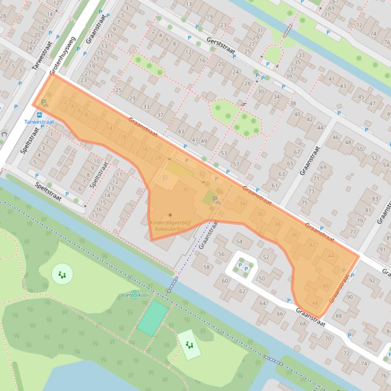 Kaart van postcodegebied 1446CX.