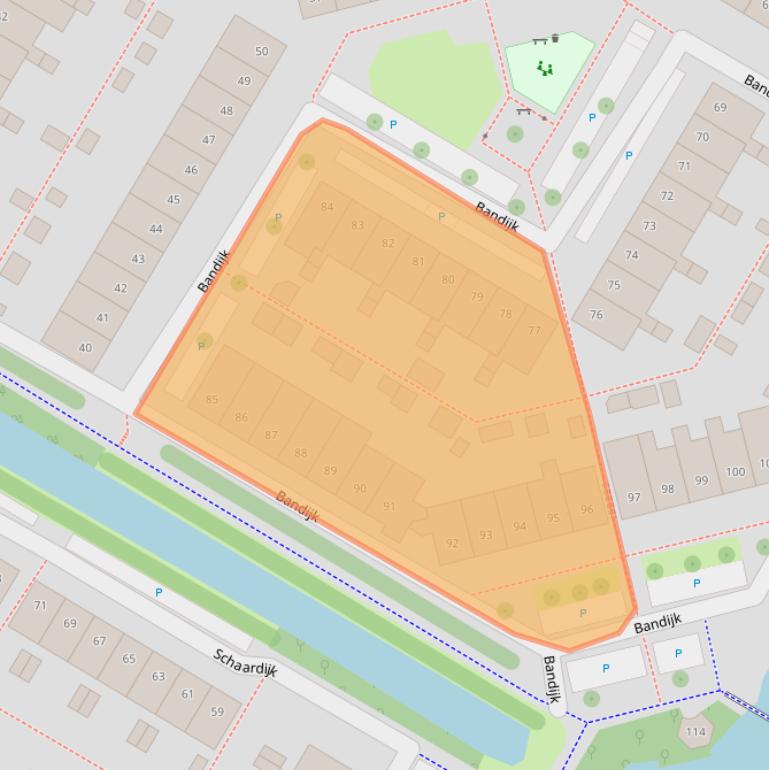 Kaart van postcodegebied 1446DW.