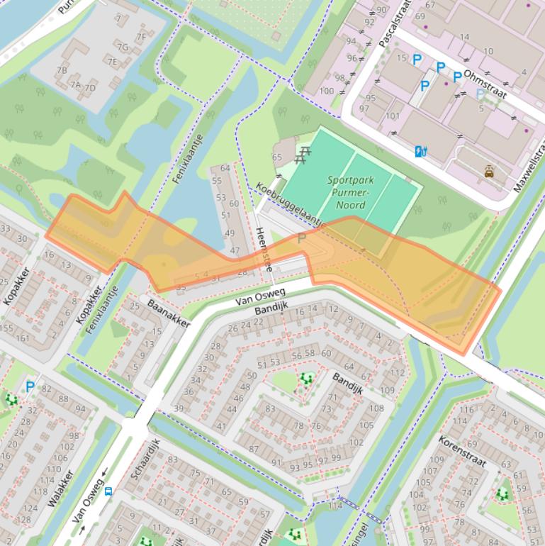 Kaart van postcodegebied 1446HA.