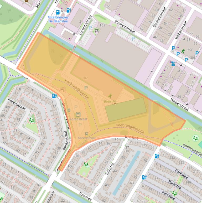 Kaart van postcodegebied 1446HZ.