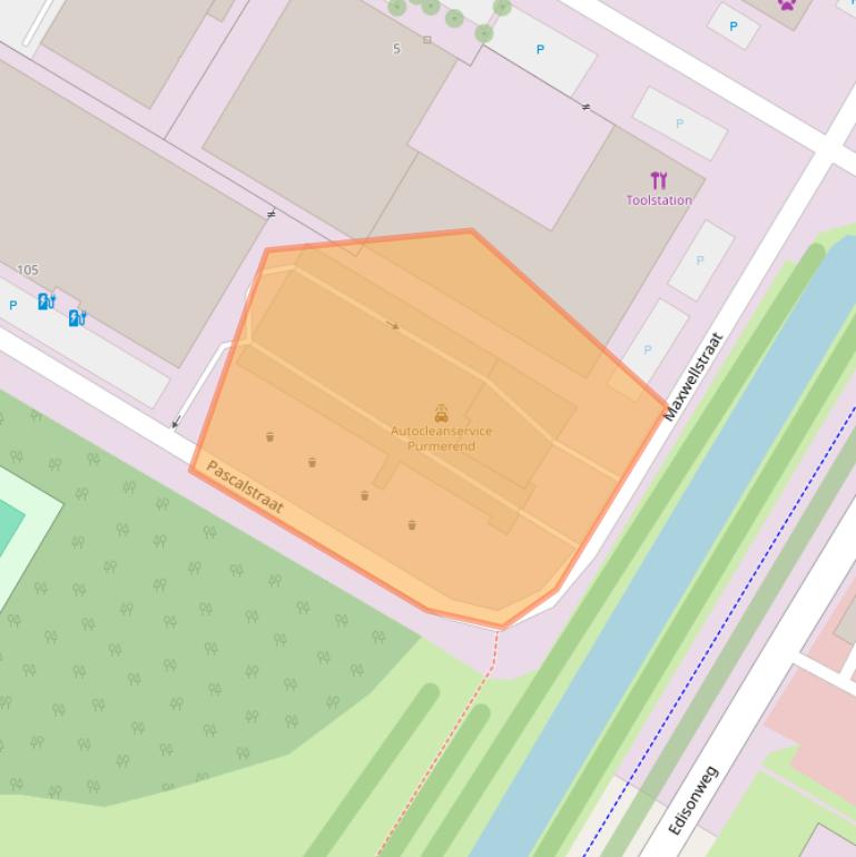 Kaart van postcodegebied 1446TB.