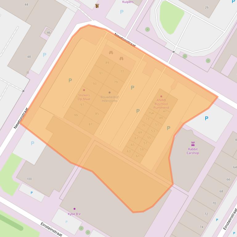 Kaart van postcodegebied 1446VS.