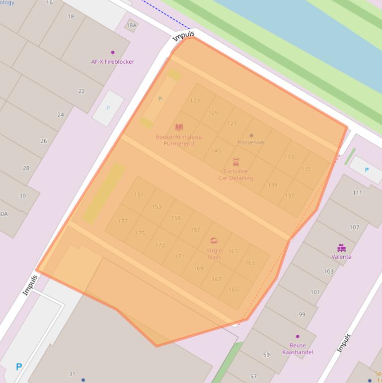 Kaart van postcodegebied 1446WE.