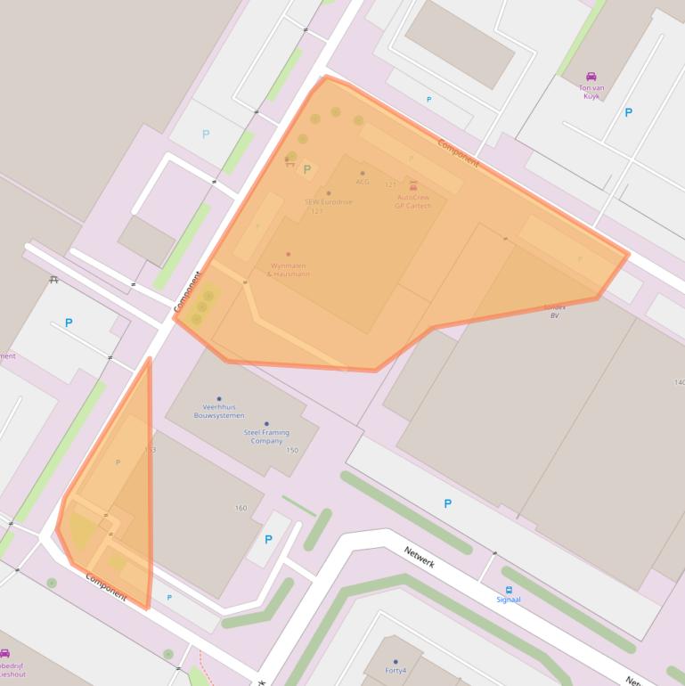 Kaart van postcodegebied 1446WN.