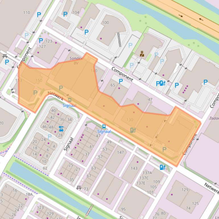 Kaart van postcodegebied 1446WR.