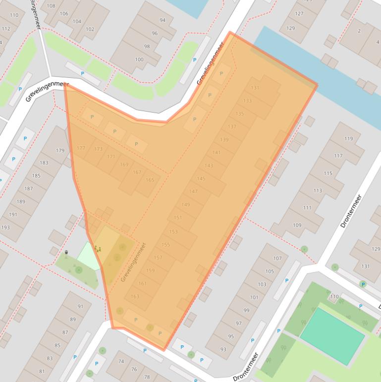 Kaart van postcodegebied 1447AM.