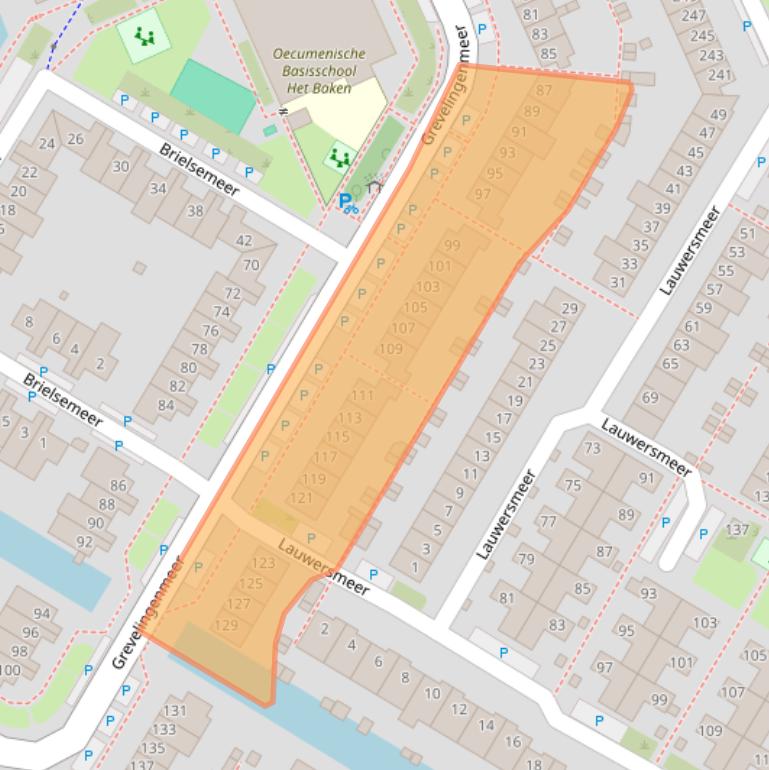 Kaart van postcodegebied 1447AN.