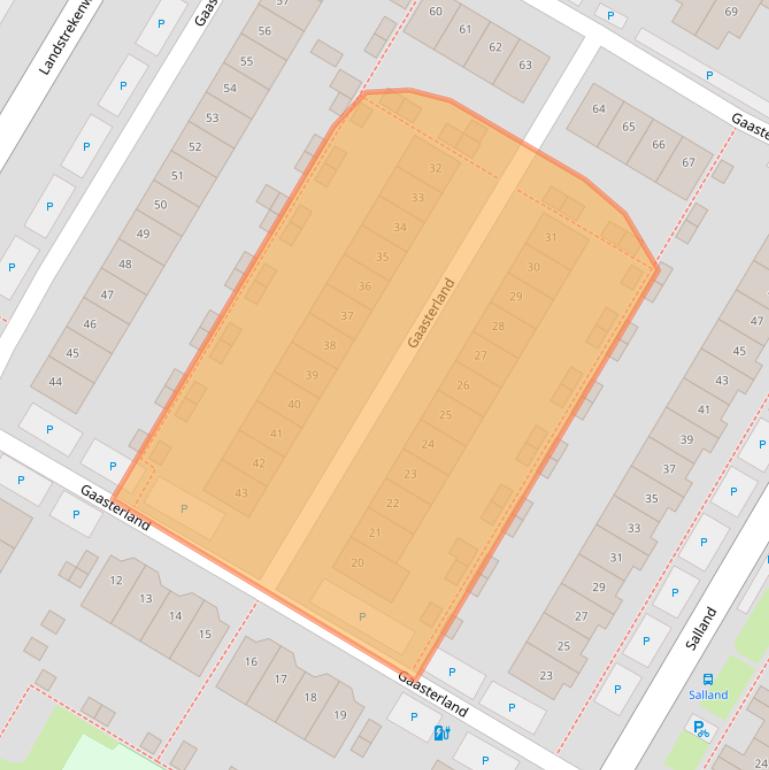 Kaart van postcodegebied 1447BN.