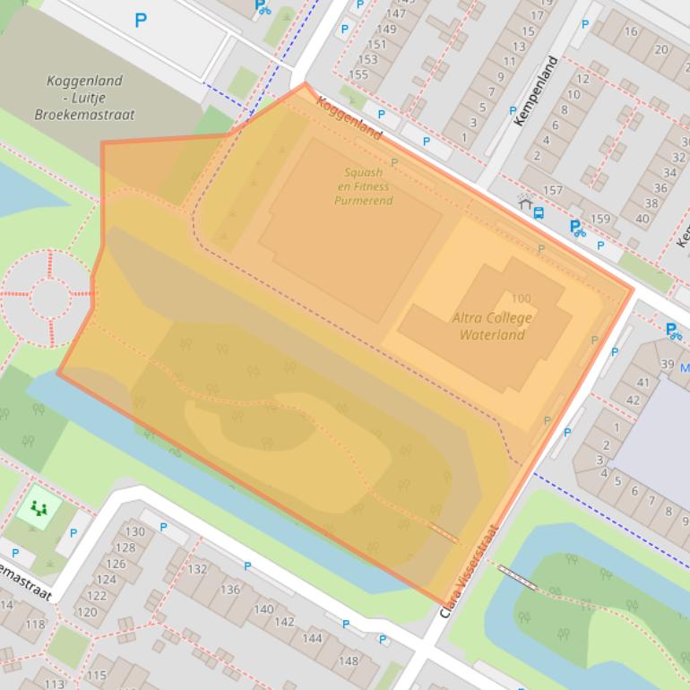 Kaart van postcodegebied 1447CP.