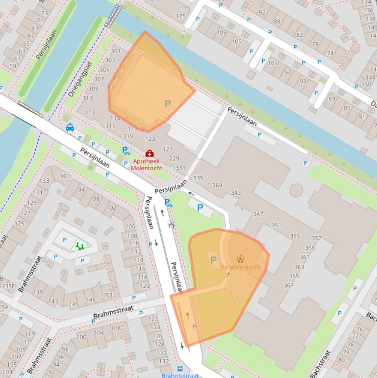 Kaart van postcodegebied 1447EG.