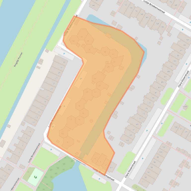 Kaart van postcodegebied 1447GC.