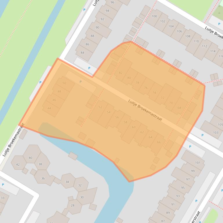 Kaart van postcodegebied 1447GD.