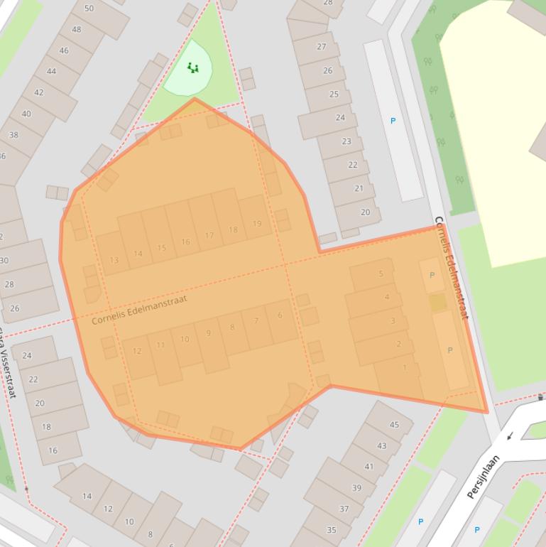 Kaart van postcodegebied 1447GH.