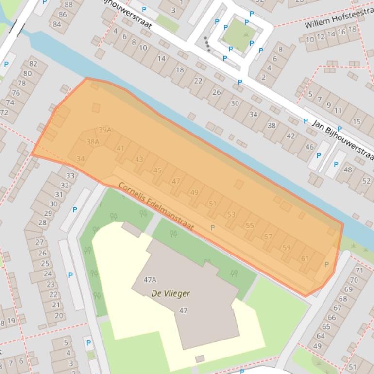 Kaart van postcodegebied 1447GK.