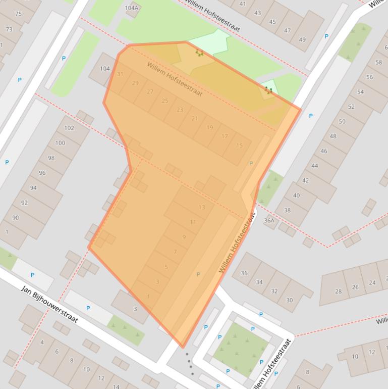 Kaart van postcodegebied 1447GL.