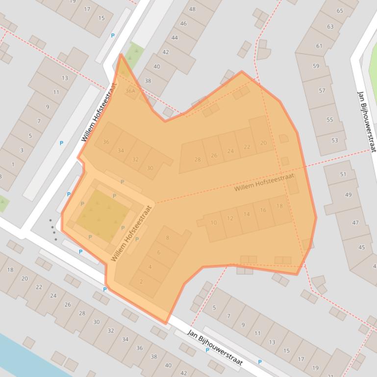 Kaart van postcodegebied 1447GP.