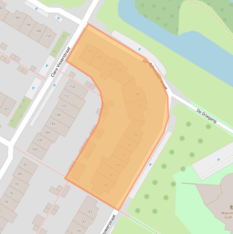 Kaart van postcodegebied 1447GT.