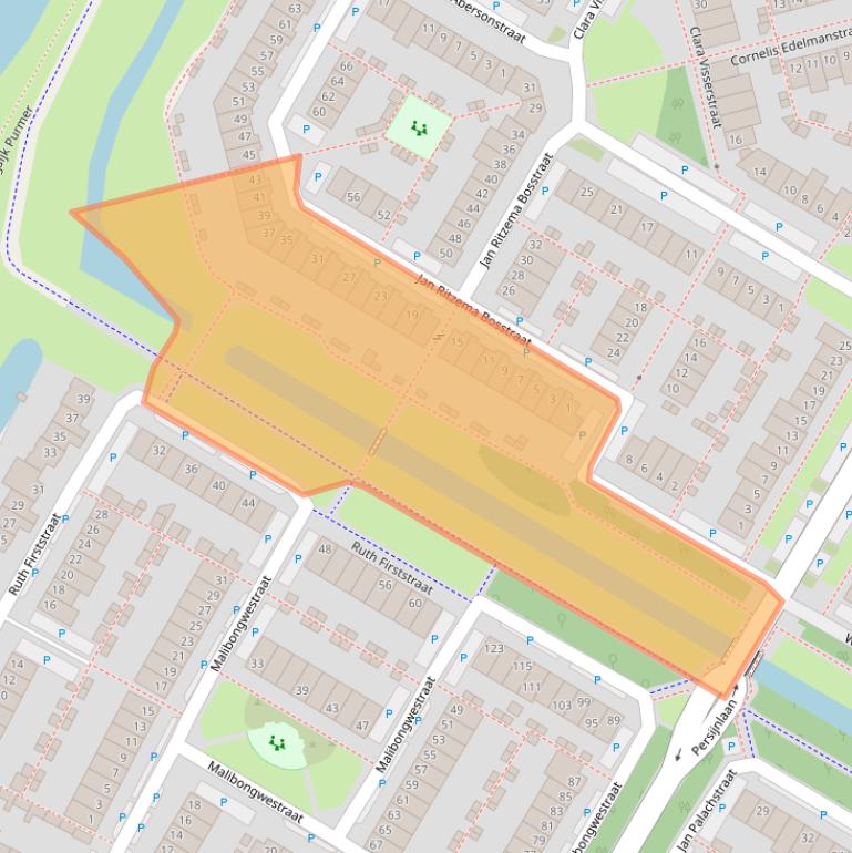 Kaart van postcodegebied 1447HA.