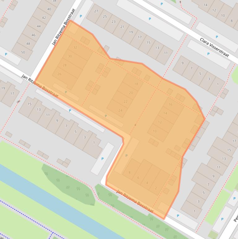 Kaart van postcodegebied 1447HC.