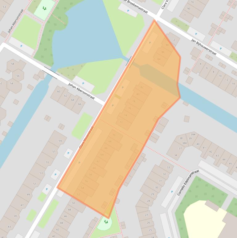 Kaart van postcodegebied 1447HS.