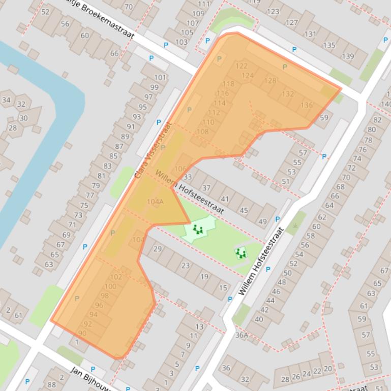 Kaart van postcodegebied 1447HT.