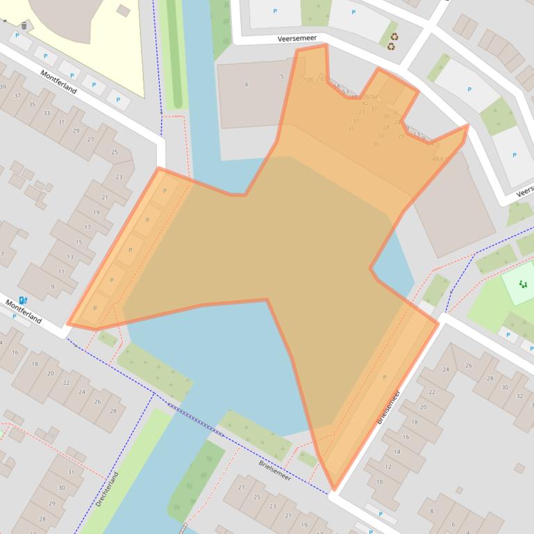 Kaart van postcodegebied 1447JB.