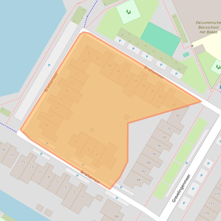 Kaart van postcodegebied 1447JG.