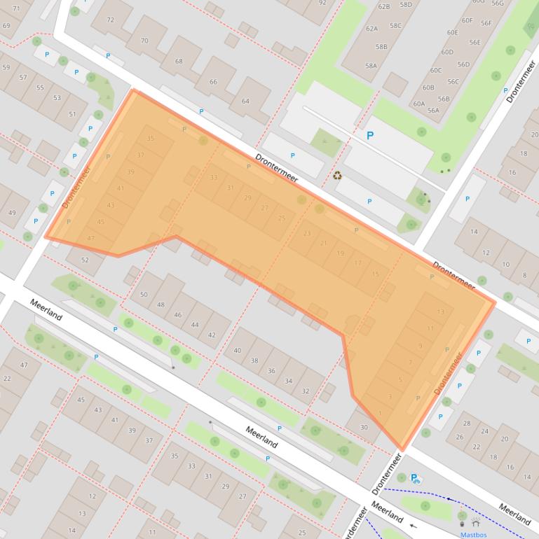 Kaart van postcodegebied 1447JK.