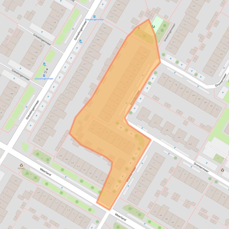 Kaart van postcodegebied 1447JL.