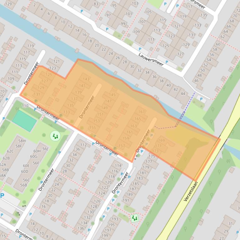 Kaart van postcodegebied 1447JP.