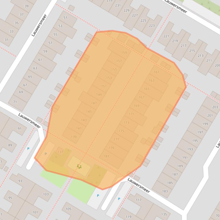 Kaart van postcodegebied 1447LE.