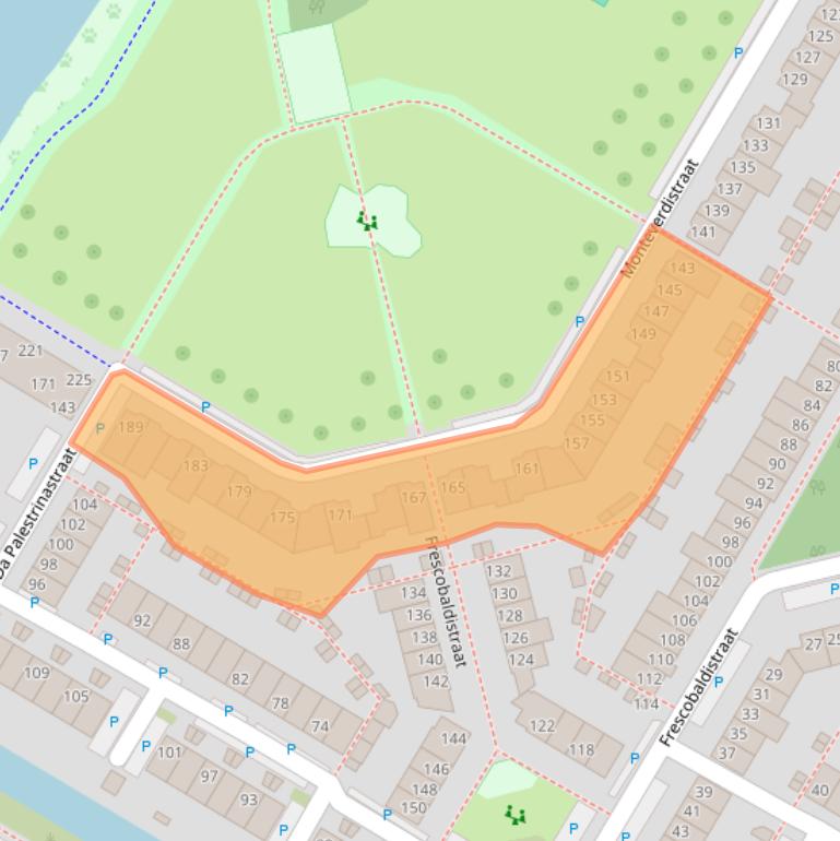 Kaart van postcodegebied 1447NG.