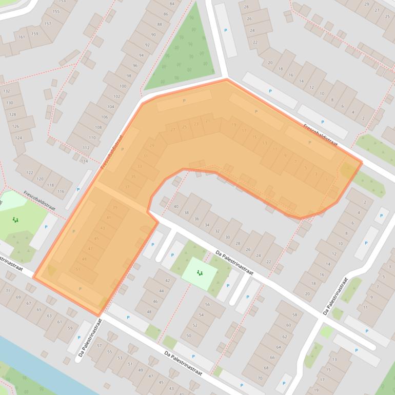 Kaart van postcodegebied 1447NH.