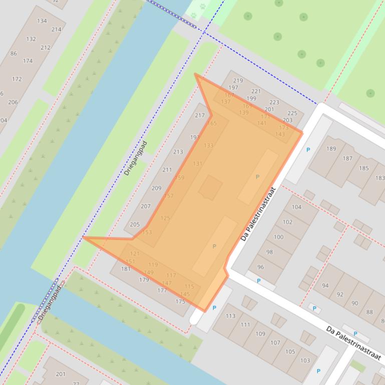 Kaart van postcodegebied 1447NT.